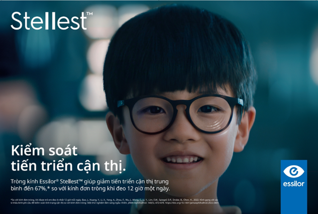 Tròng Kính Essilor  Kiểm Soát Cận Thị  Stellest AIRWEAR - Clear váng phủ Crizal Rock - 1.59